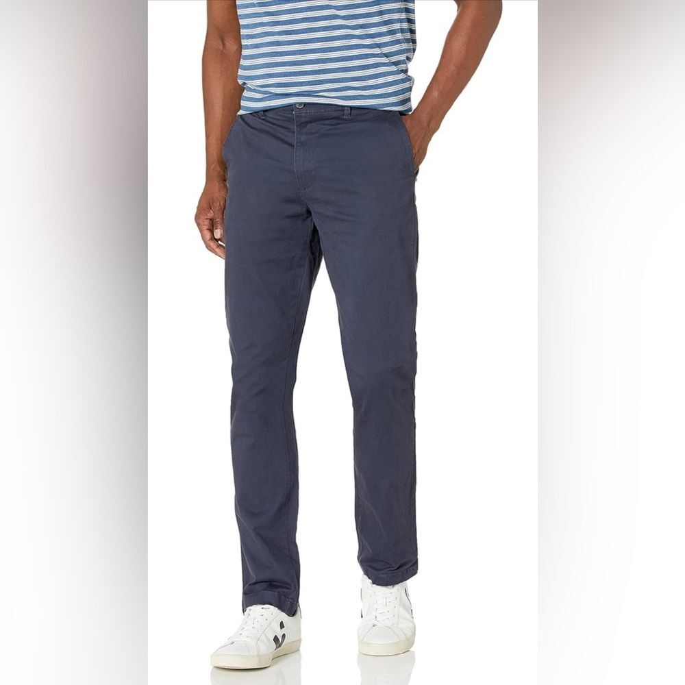 Goodthreads Men's Straight-Fit Washed Comfort Stretch Chino Pant